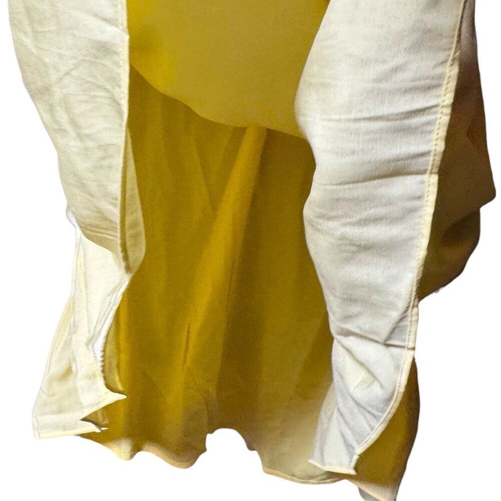 Mittoshop Yellow Ruched Spaghetti Strap Mini Dress | Smocked Back | NWT - Picture 13 of 14